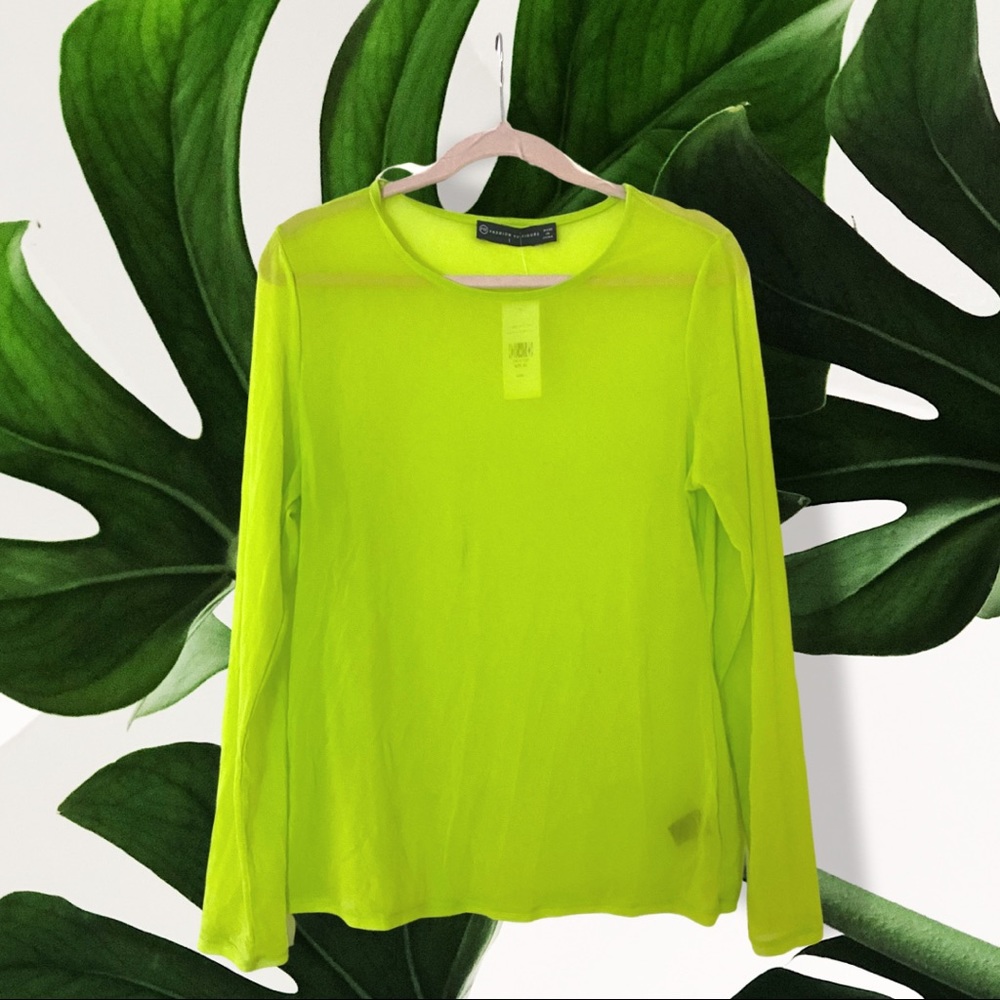 Sheer top ( genZ green)
